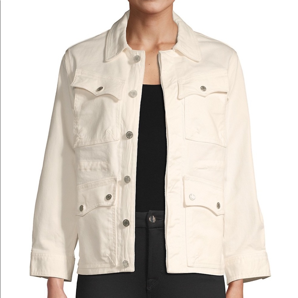 Zadig & Voltaire White Denim Jacket NWT